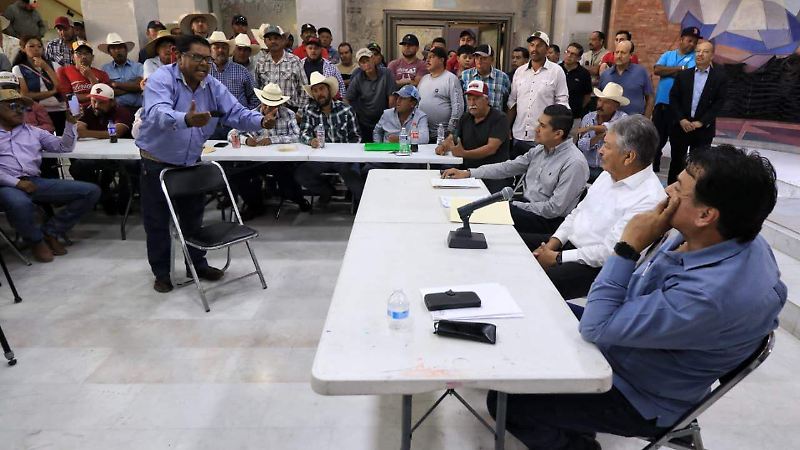 Jornada de protestas de productores de frijol